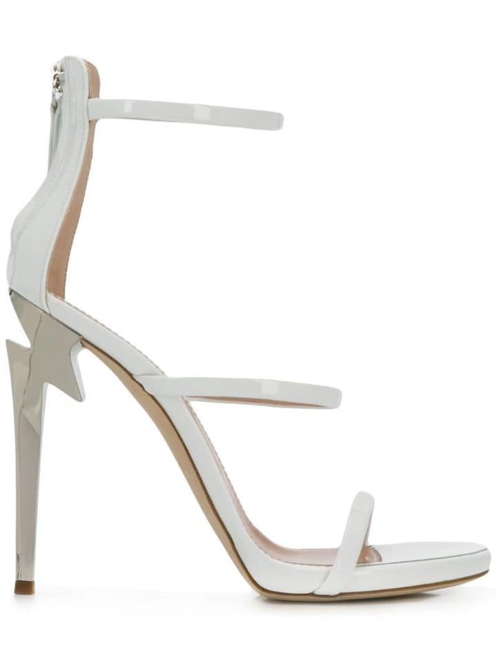 Giuseppe Zanotti G-heel Sandals - White