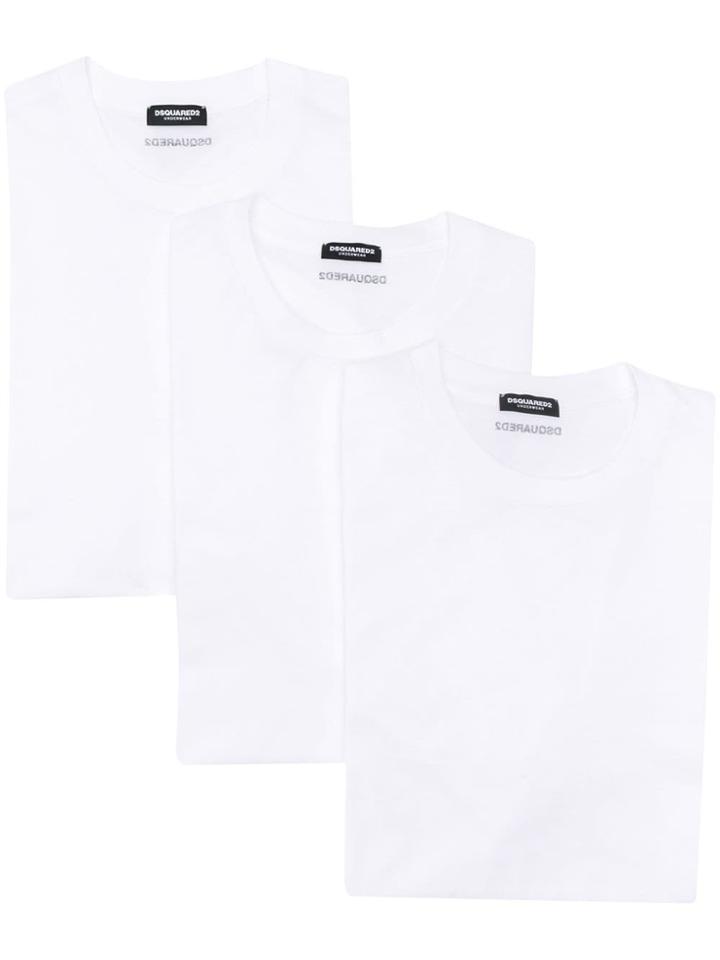 Dsquared2 3 Pack T-shirts - White
