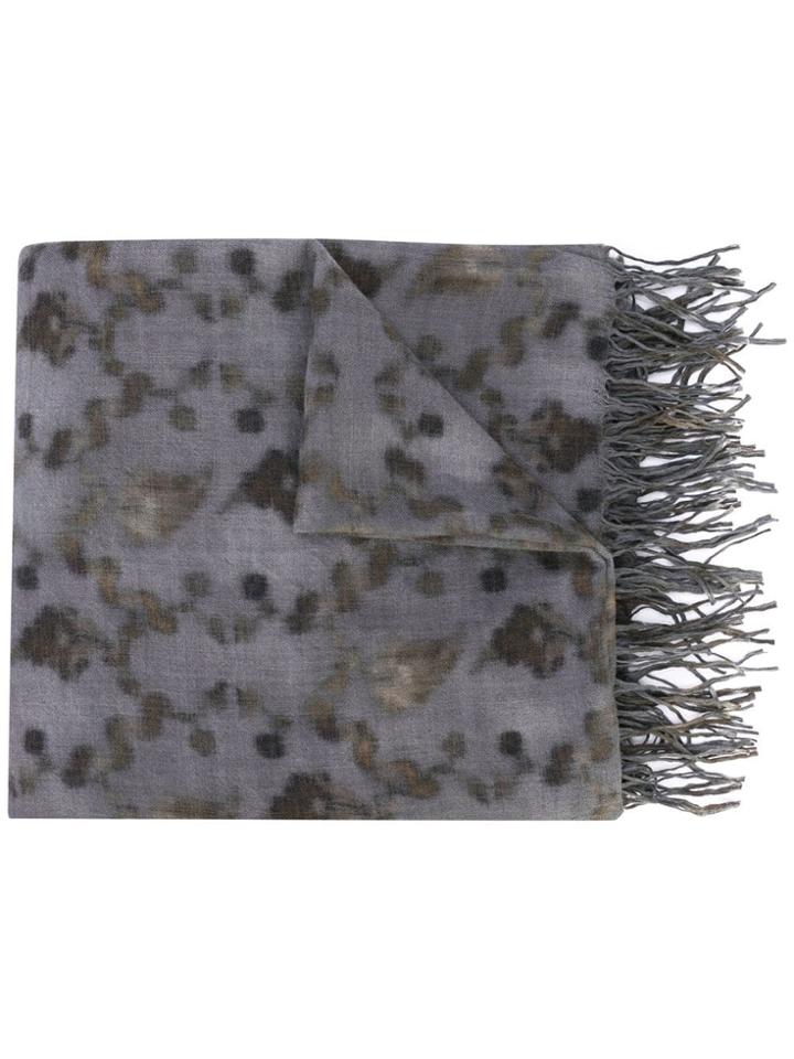 Uma Wang Dyed Effect Scarf - Blue