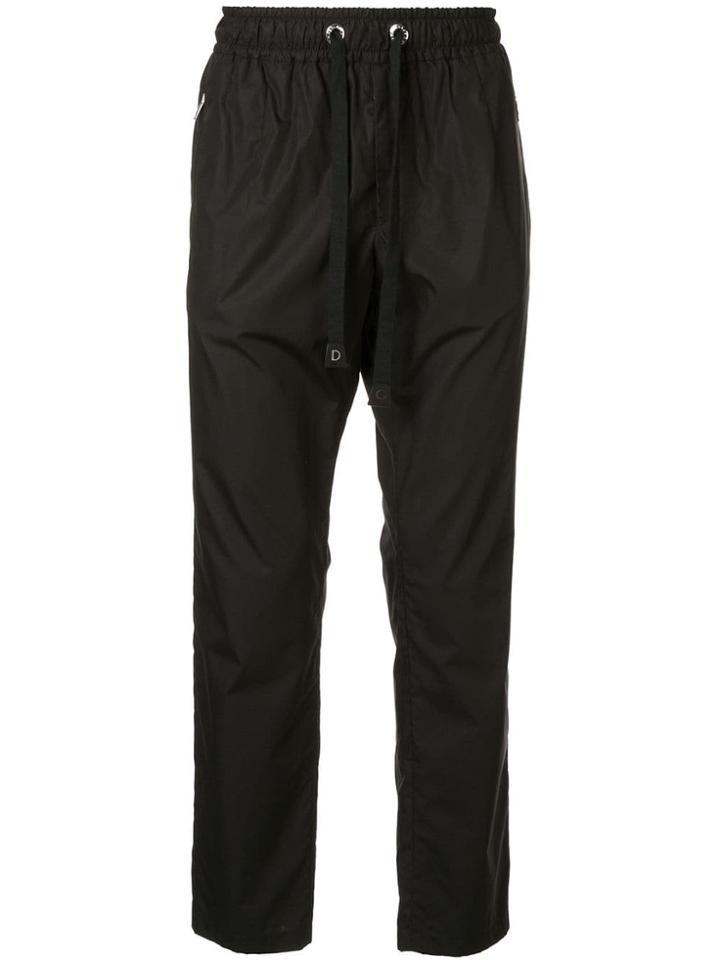 Dolce & Gabbana Straight Leg Track Trousers - Black