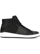 Alexander Mcqueen Studded Hi-top Sneakers, Men's, Size: 39, Black, Leather/rubber