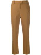 Brunello Cucinelli Slim-fit Tailored Trousers - Brown