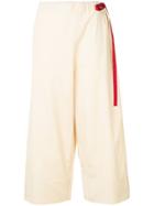 Prada Vintage 1990's Cropped Trousers - Neutrals