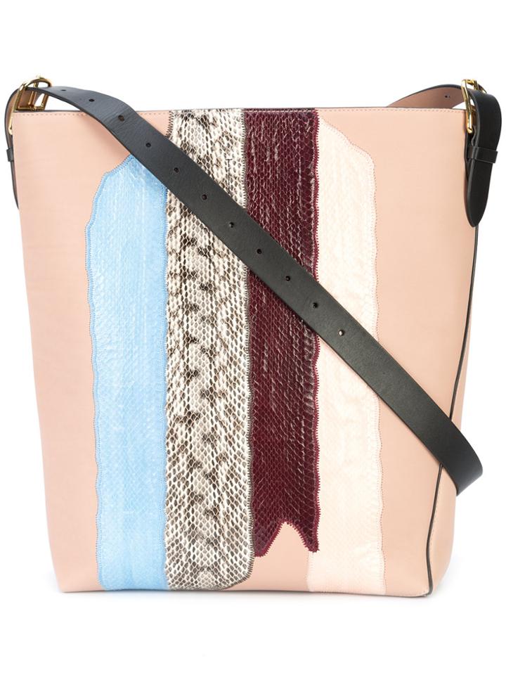 Dvf Diane Von Furstenberg Origami Bucket Tote Bag - Nude & Neutrals
