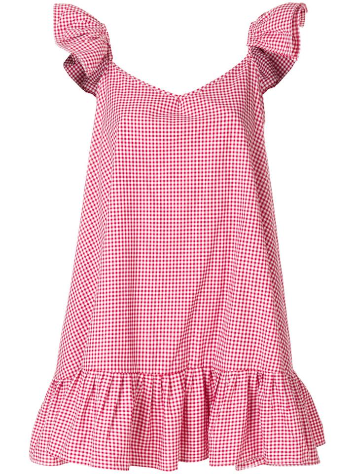 Sundress Mimi Gingham Mini Dress - Red