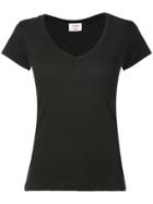 Re/done Slim V-neck T-shirt - Black