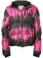 Kru Hooded Puffer Jacket - Pink & Purple