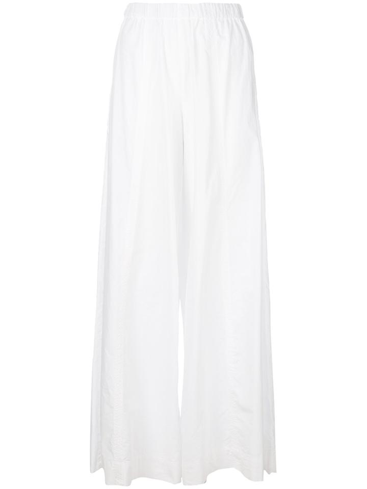 Erika Cavallini Charles Wide-leg Trousers - White