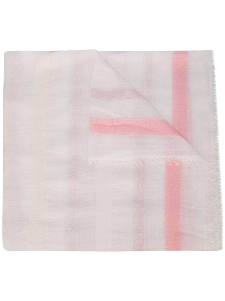 Faliero Sarti Ombré-effect Striped Scarf - Multicolour