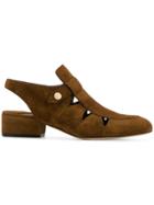Jimmy Choo Helios 30 Cut Out Booties - Brown