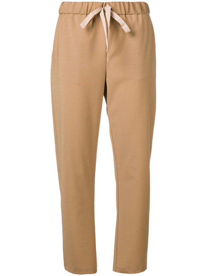 Semicouture Buddy Belted Trousers - Brown