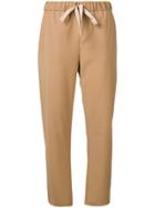 Semicouture Buddy Belted Trousers - Brown