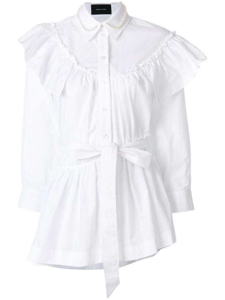 Simone Rocha Ruffled Belted Shirt - Unavailable