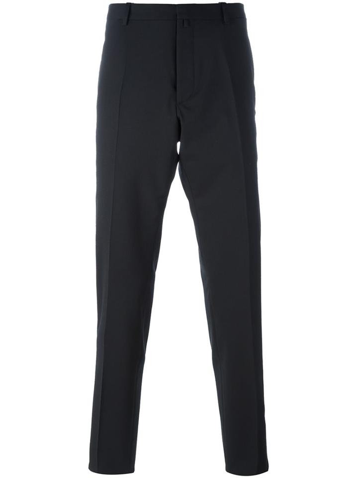 Jil Sander Tailored Trousers, Men's, Size: 50, Black, Cotton