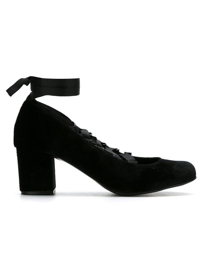 Olympiah Lace Up Shoes - Black