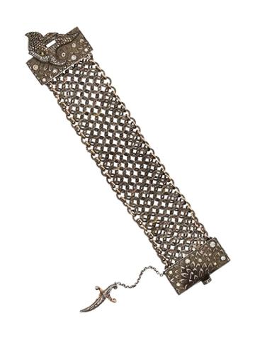 Sevan Bicakci 28kt Gold And Diamond Chainmail Bracelet - Metallic