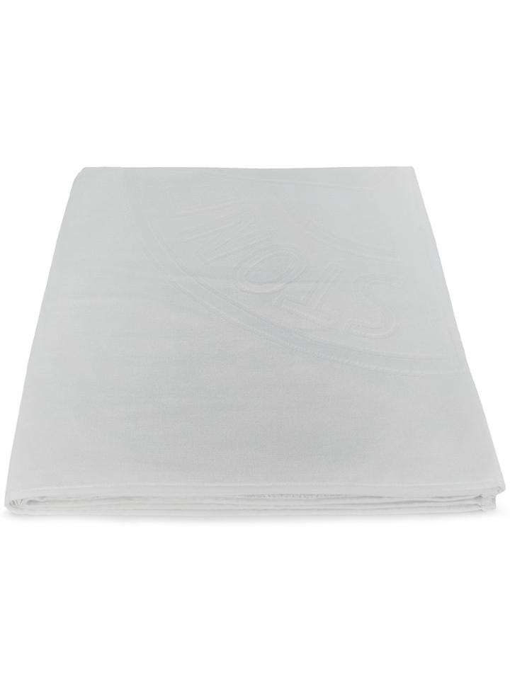 Stone Island Logo Beach Towel - White