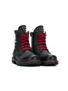 Iceberg Kids Teen Studded Tongue Ankle Boots - Black
