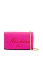 Moschino Moschino Milano Wallet On Chain - Pink