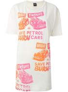 Obey Car Print Long T-shirt