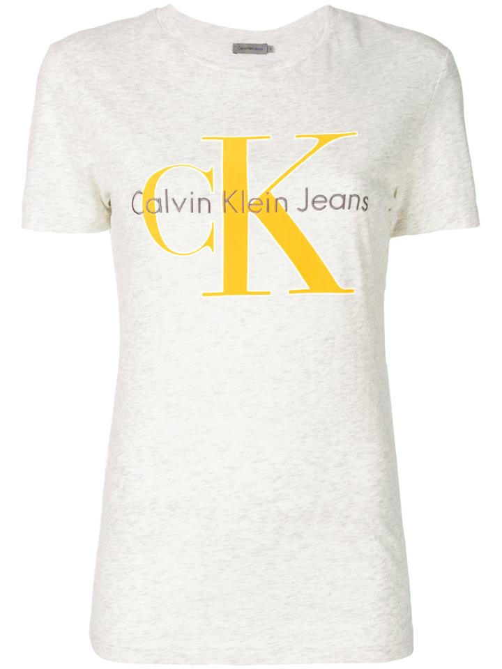 Calvin Klein Jeans Logo T-shirt - Grey