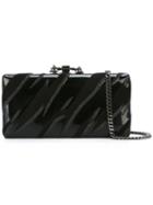 Dsquared2 - Pierce Me Clutch - Women - Cotton/goat Skin/polyurethane - One Size, Women's, Black, Cotton/goat Skin/polyurethane