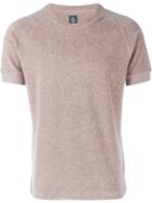 Eleventy Raglan Sleeve T-shirt, Men's, Size: Xxl, Brown, Cotton/polyamide