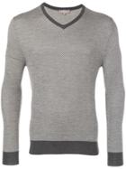 N.peal Patterned Sweater - Grey