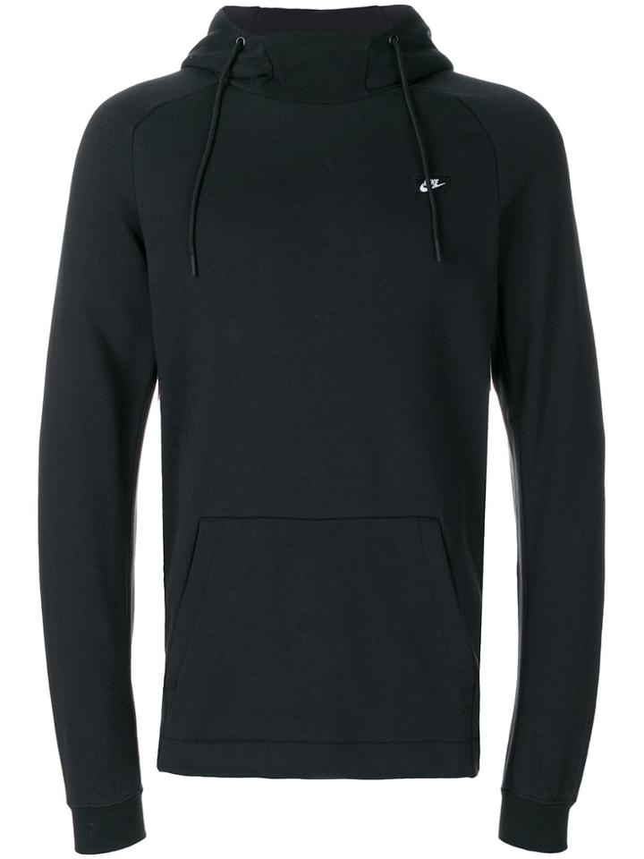 Nike Logo Plaque Hoodie - Black