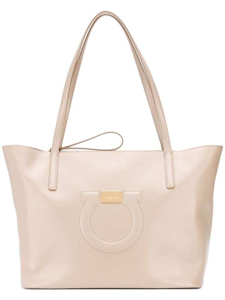 Salvatore Ferragamo Gancino Tote Bag - Neutrals