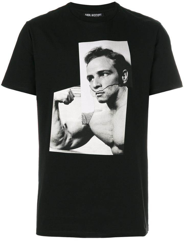Neil Barrett Arnold Print T-shirt - Black