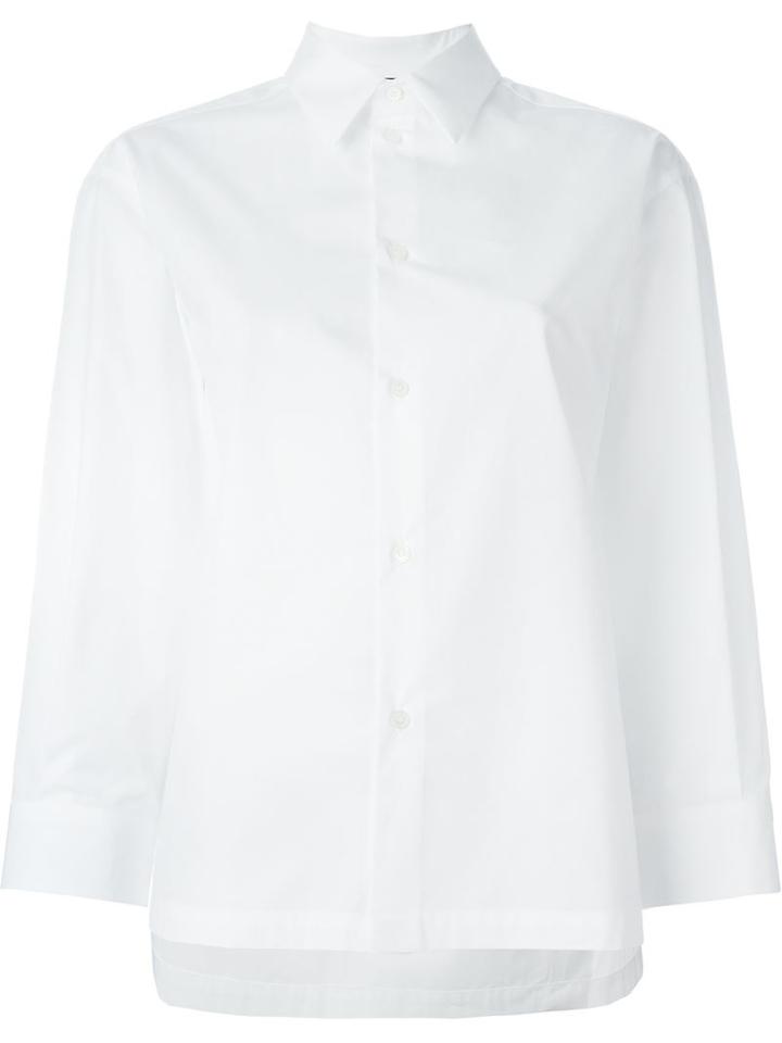 Diesel Black Gold Classic Collar Shirt, Women's, Size: 38, White, Cotton