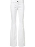 Michael Kors Bootcut Jeans, Women's, Size: 8, White, Cotton