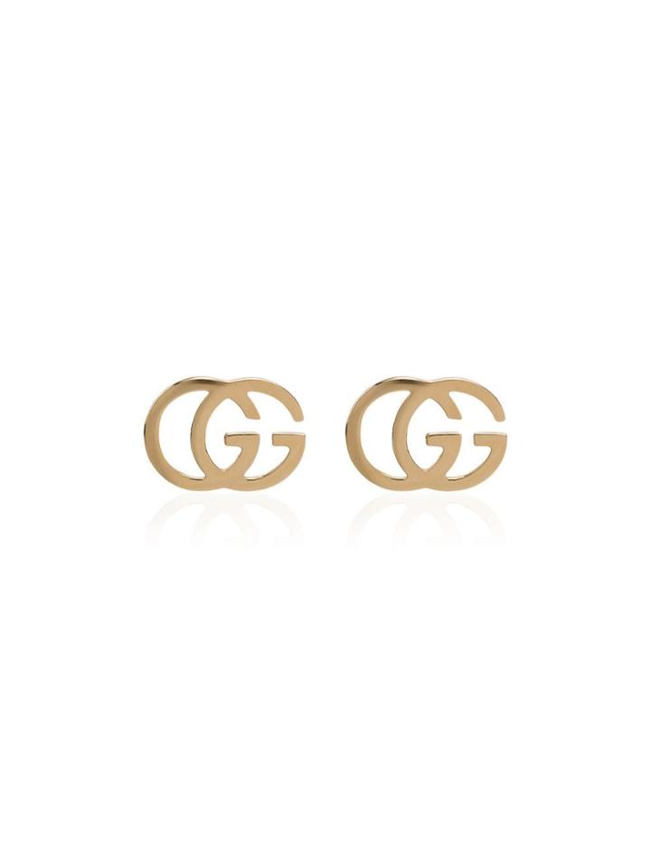 Gucci 18kt Yellow Gold Double G Earrings