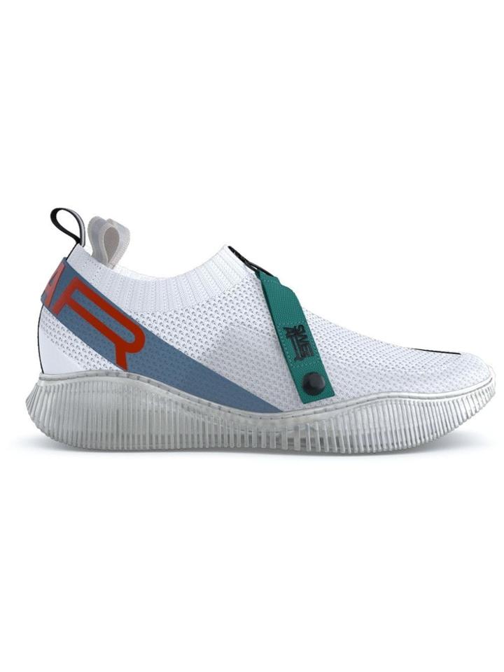 Swear Crosby Knit Sneakers - Whit/blue/orange