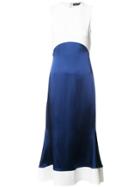 David Koma Flounce Dress - Blue