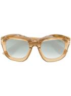 Tom Ford Eyewear Julia Oversized Square-frame Sunglasses - Brown