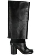 Maison Margiela Oversized Long Tabi Boots - Black