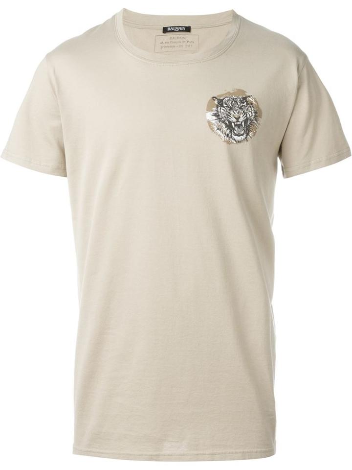 Balmain Tiger Print Three-pack T-shirt