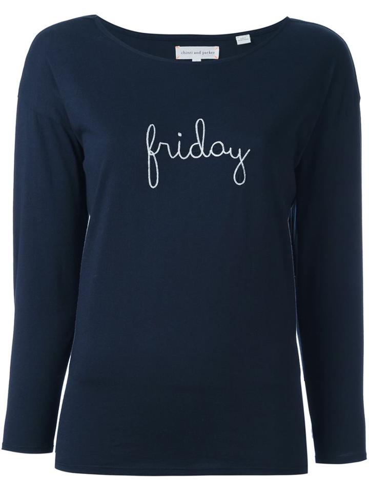 Chinti And Parker 'friday' T-shirt