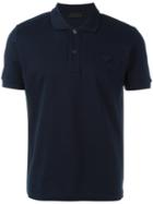 Prada Classic Polo Shirt, Men's, Size: Large, Blue, Cotton