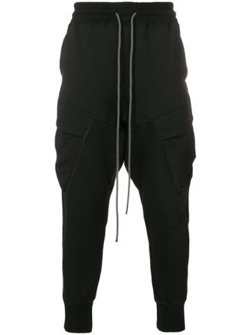 The Viridi-anne Paneled Joggers - Black