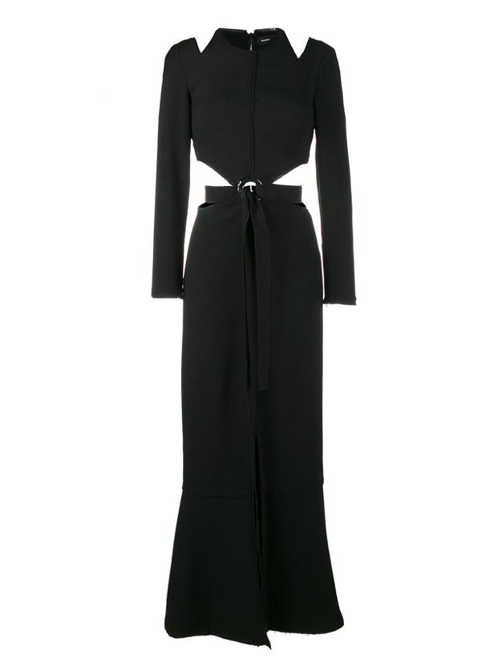 Proenza Schouler Cut-out Long Dress - Black