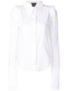 Ann Demeulemeester Structured Shoulder Shirt - White