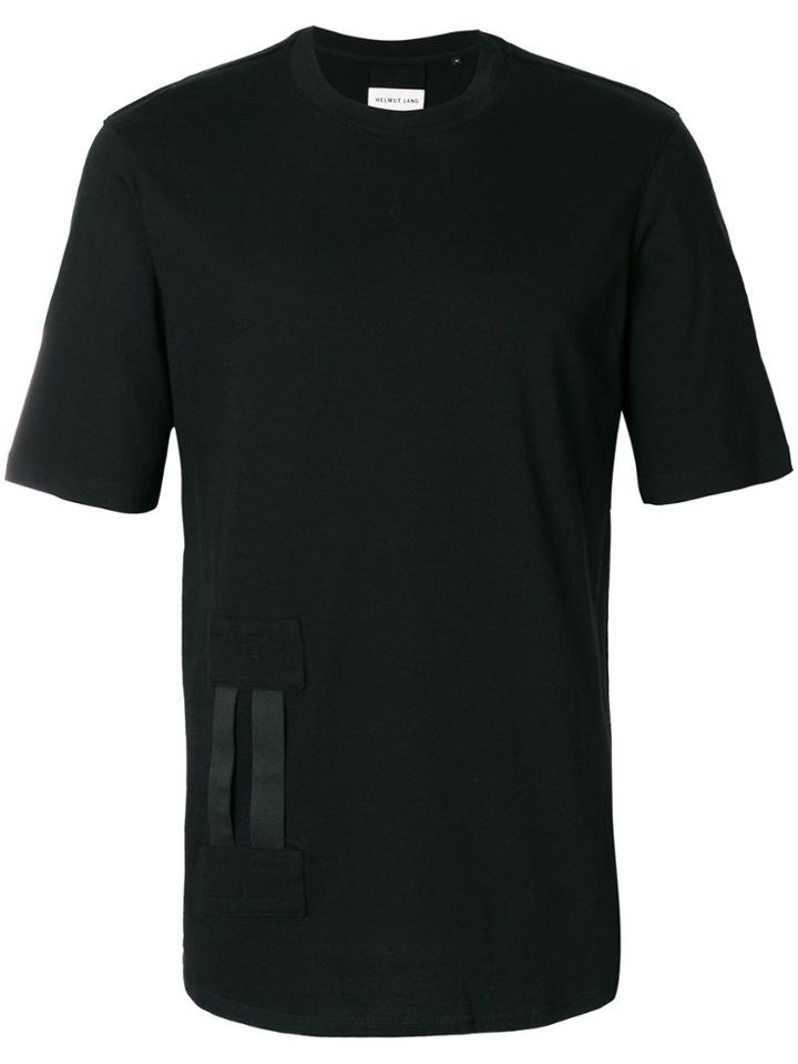 Helmut Lang Ribbon Detail Classic T-shirt - Black