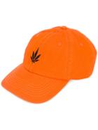 Palm Angels Logo Cap, Men's, Yellow/orange, Cotton