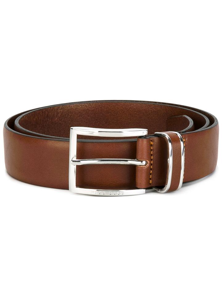 Boss Hugo Boss Classic Belt, Men's, Size: 100, Brown, Leather