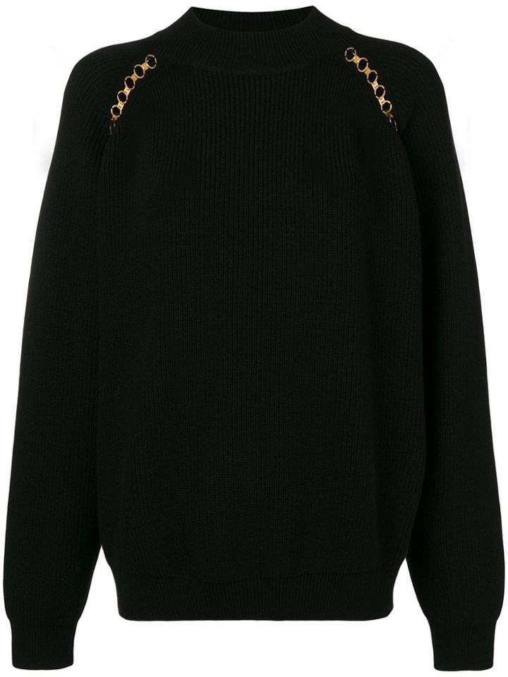 Givenchy Ribbed Sweater - Black