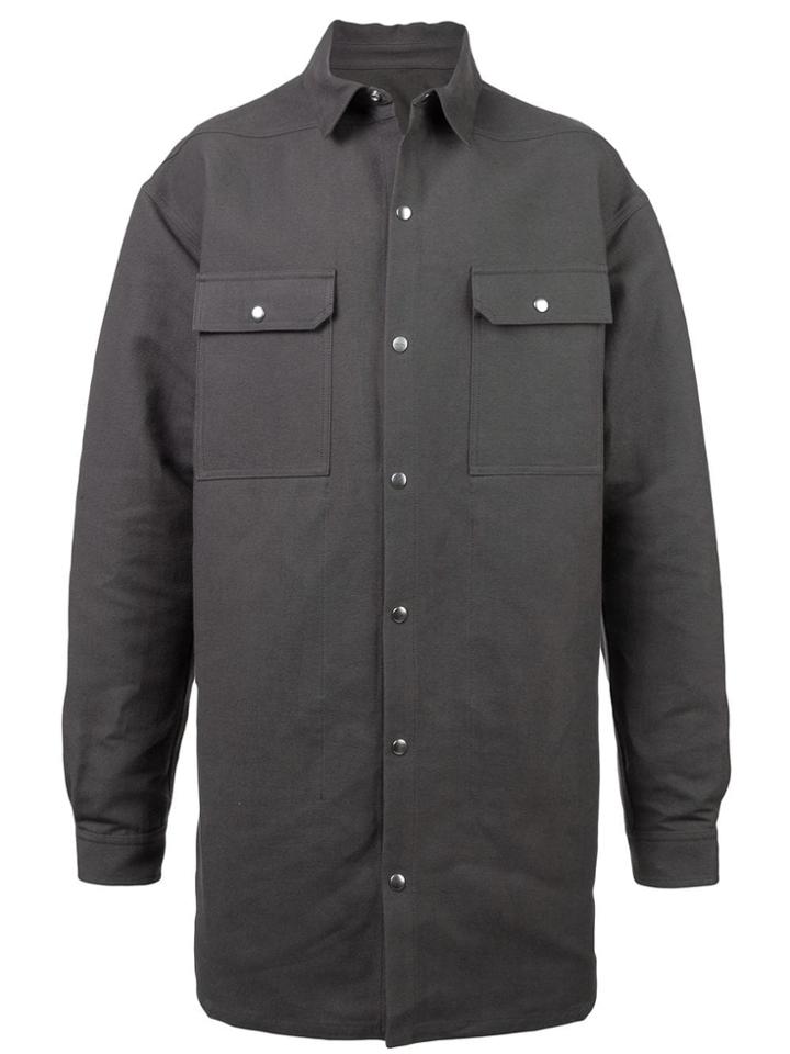 Rick Owens Sisyphus Shirt Jacket - Grey