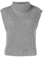 Isabel Marant Étoile Megan Knitted Top - Grey